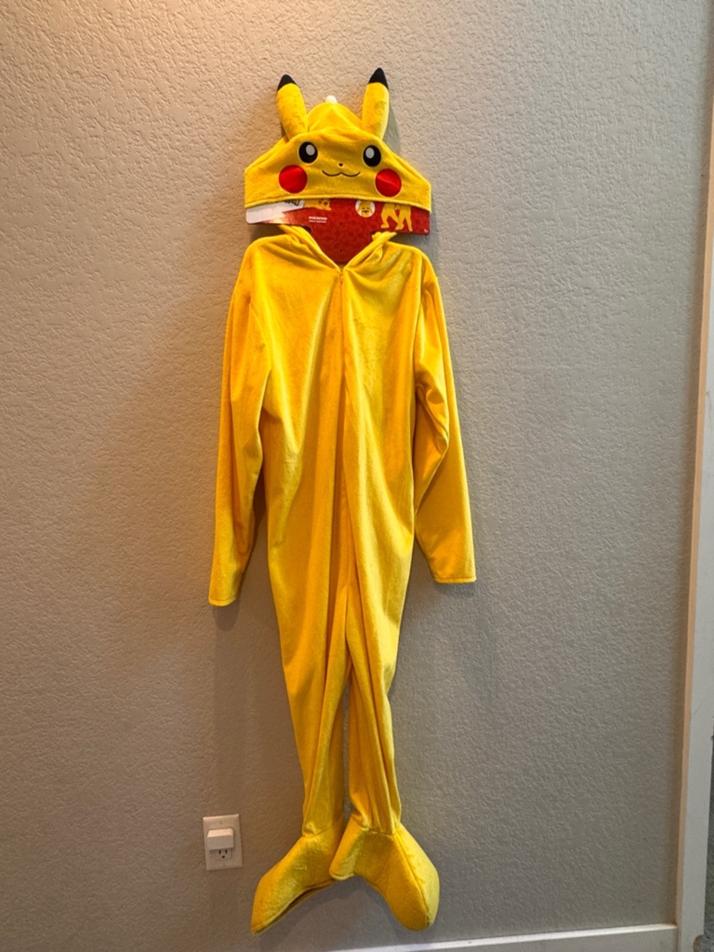 Kids Pikachu Pokémon Hooded Onesie Costume